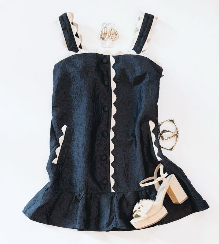 Jacquard Pocket Dress