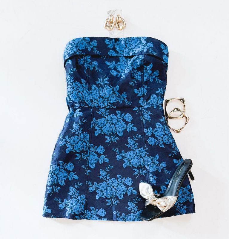 Navy Baby Cocktail Dress