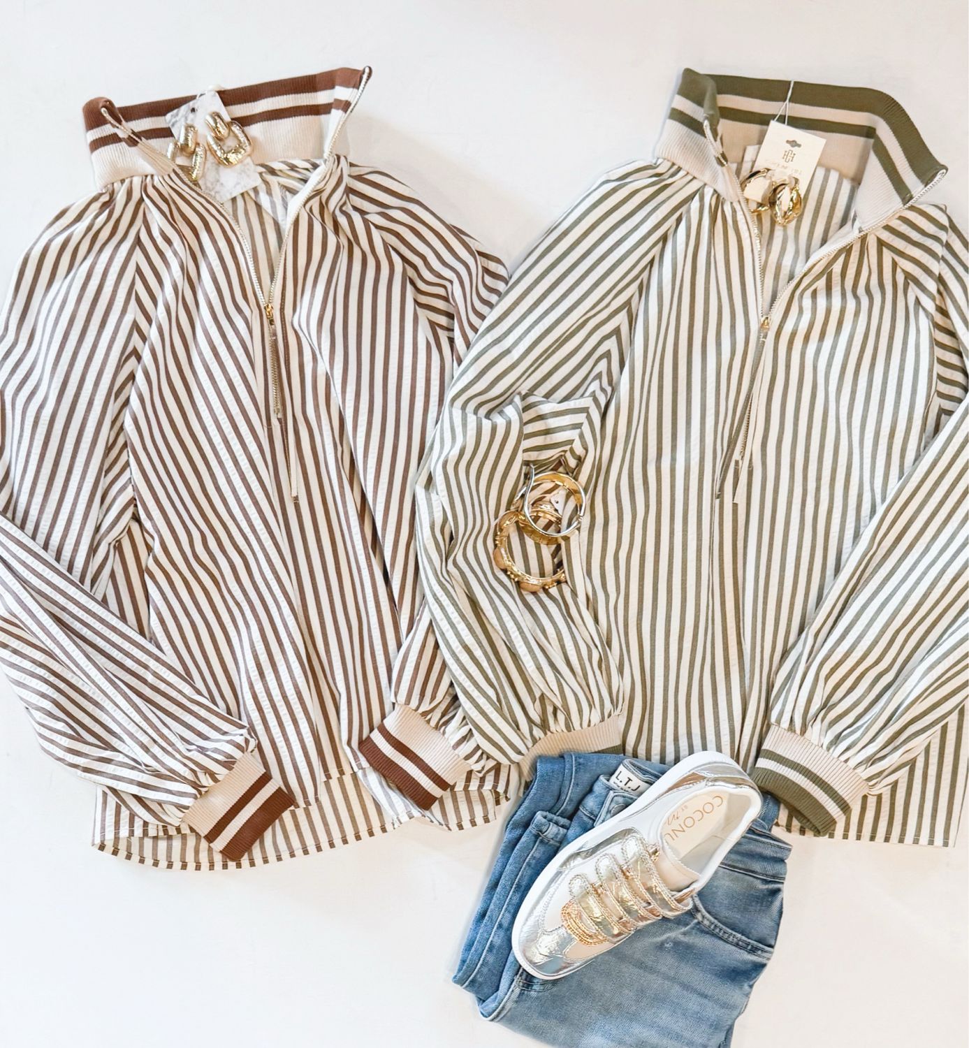 New Rules Long Sleeve Top (Olive)