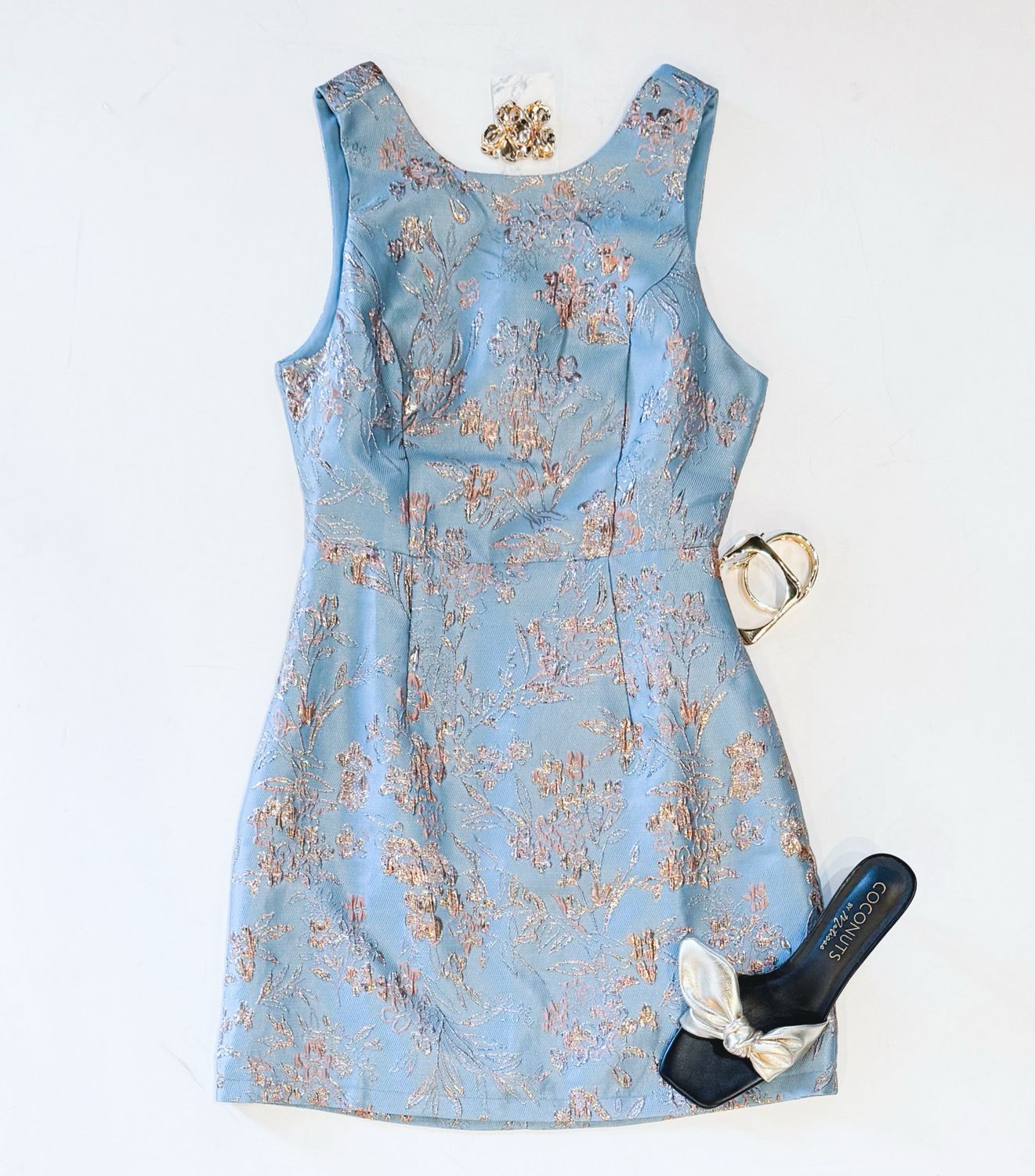 So Fancy Brocade Dress