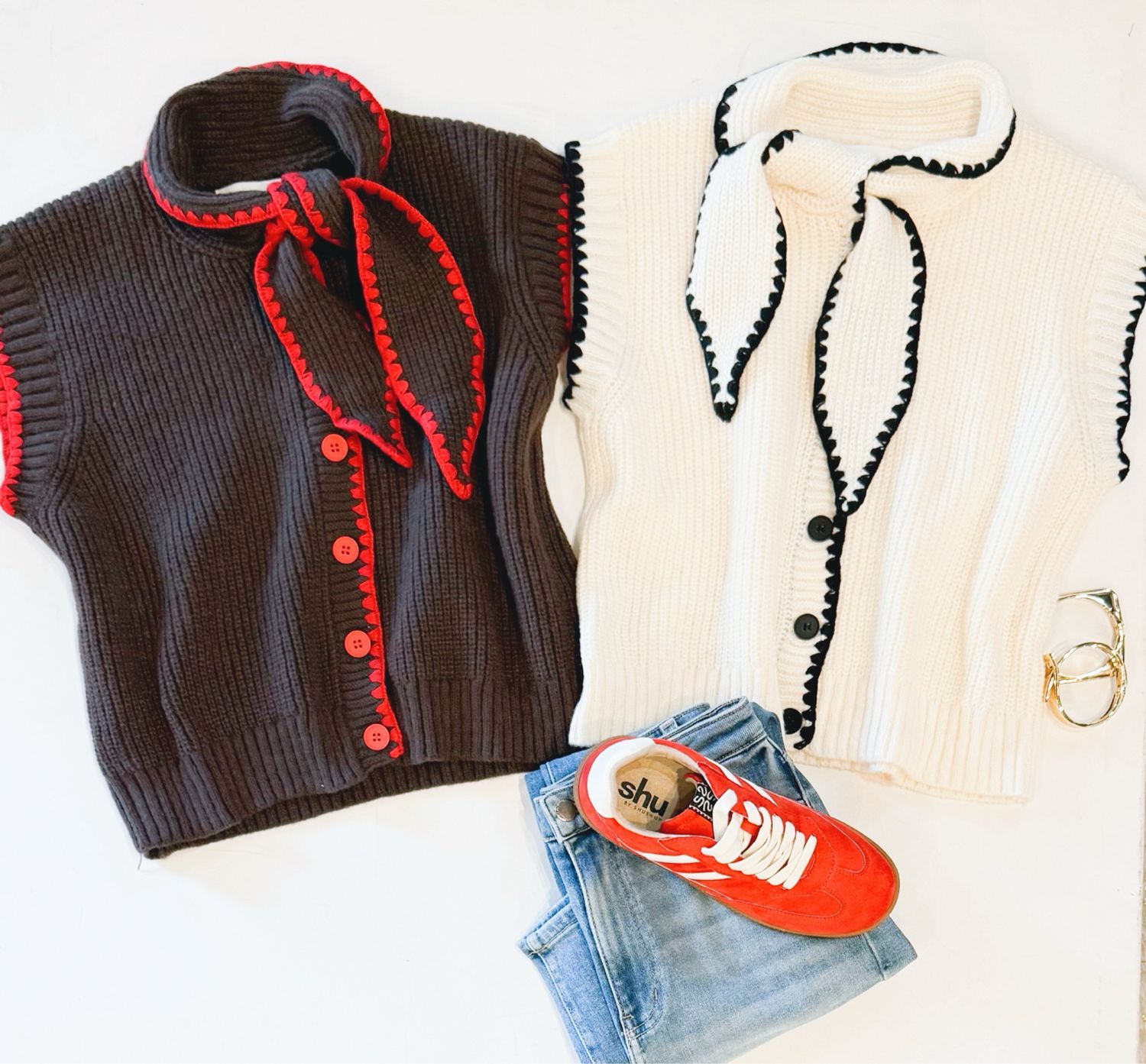 On Trend Knit (Cream)