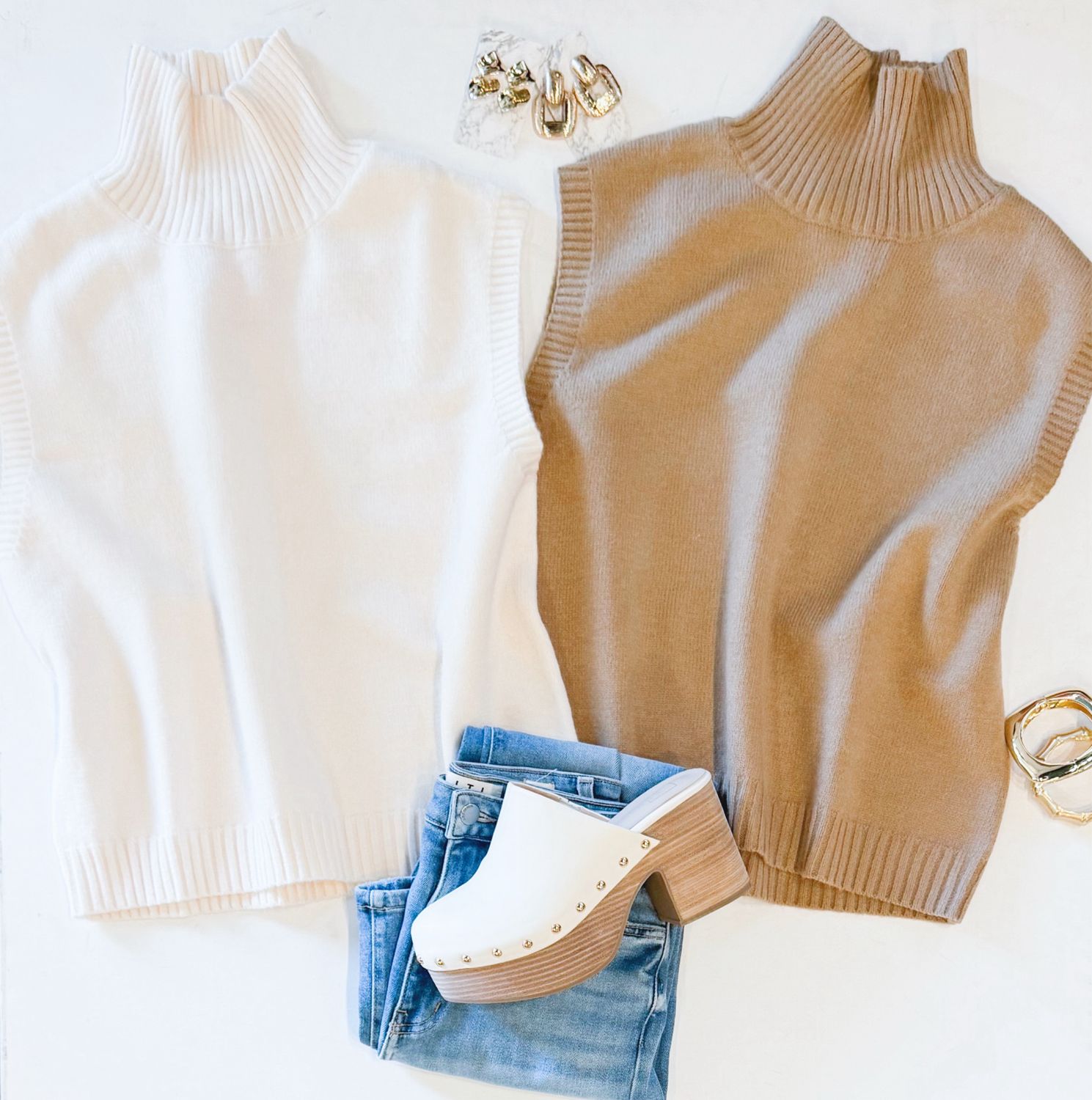 Classic Camel Mockneck