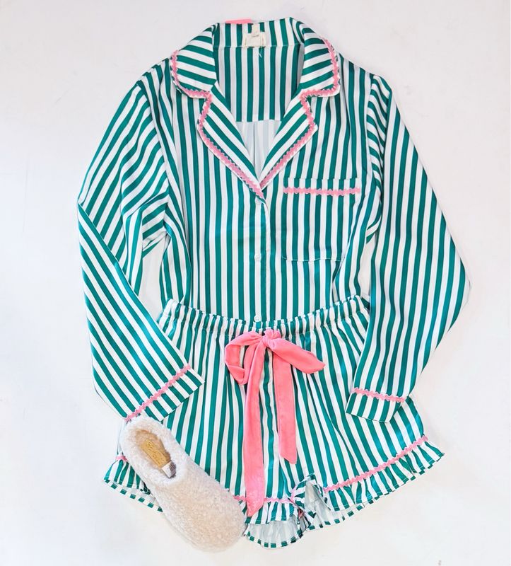 Merry And Bright Stripe Pjs