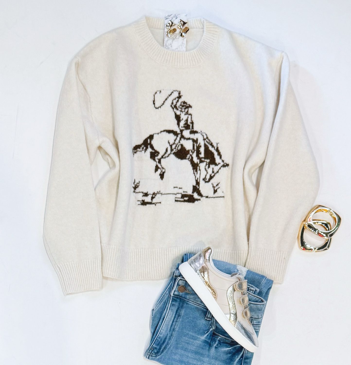 Giddy Up Graphic Sweater