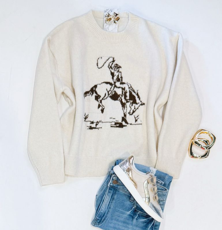 Giddy Up Graphic Sweater