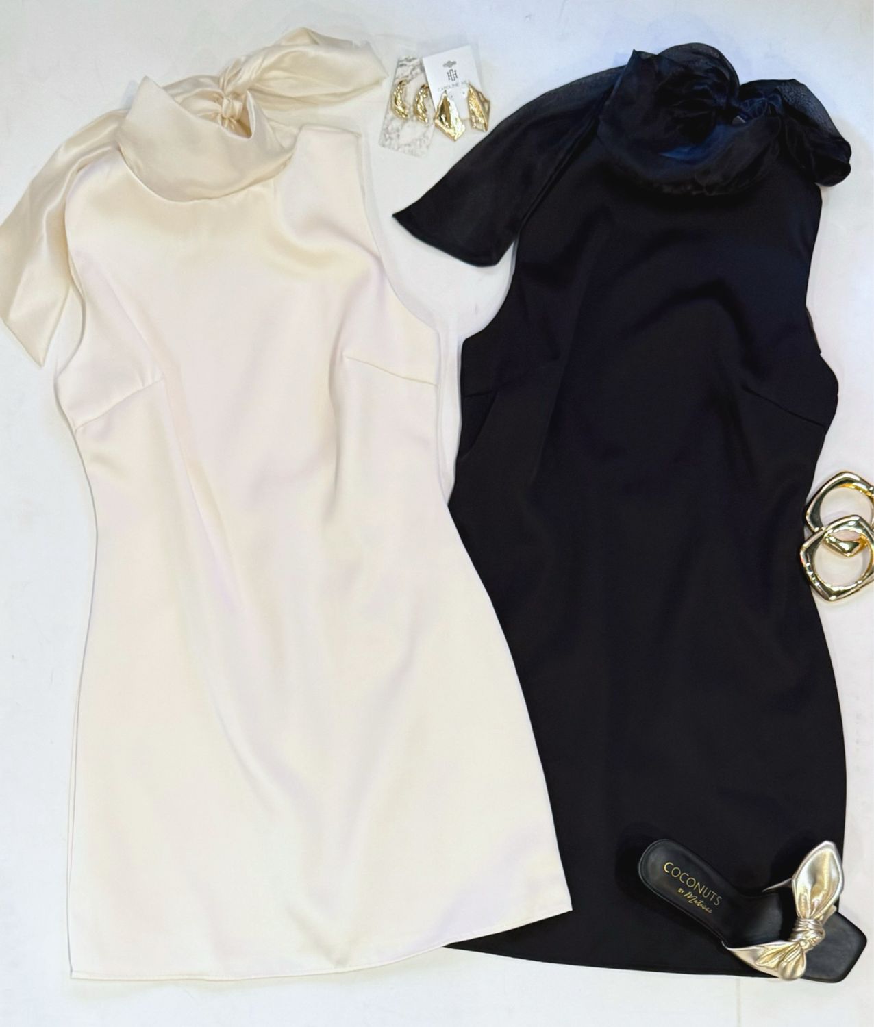 All Class Drape Dress (Black)