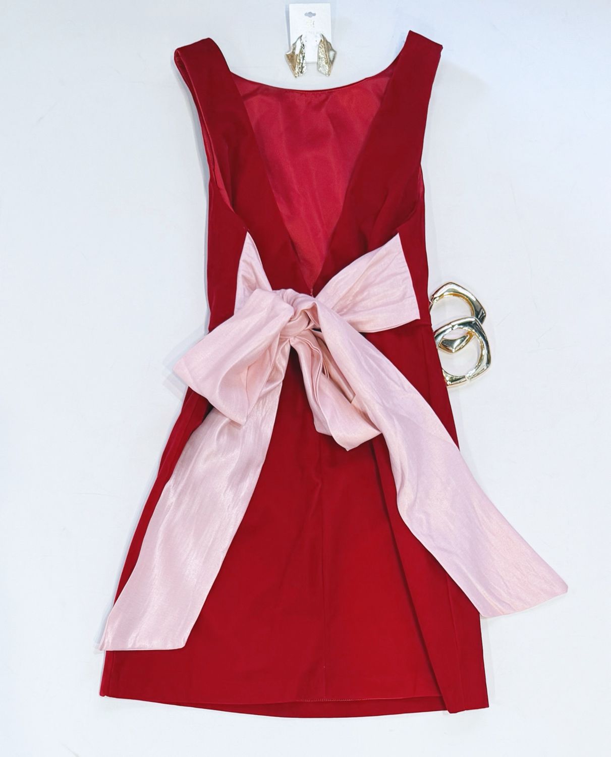 Velvet And Satin Holiday Dress