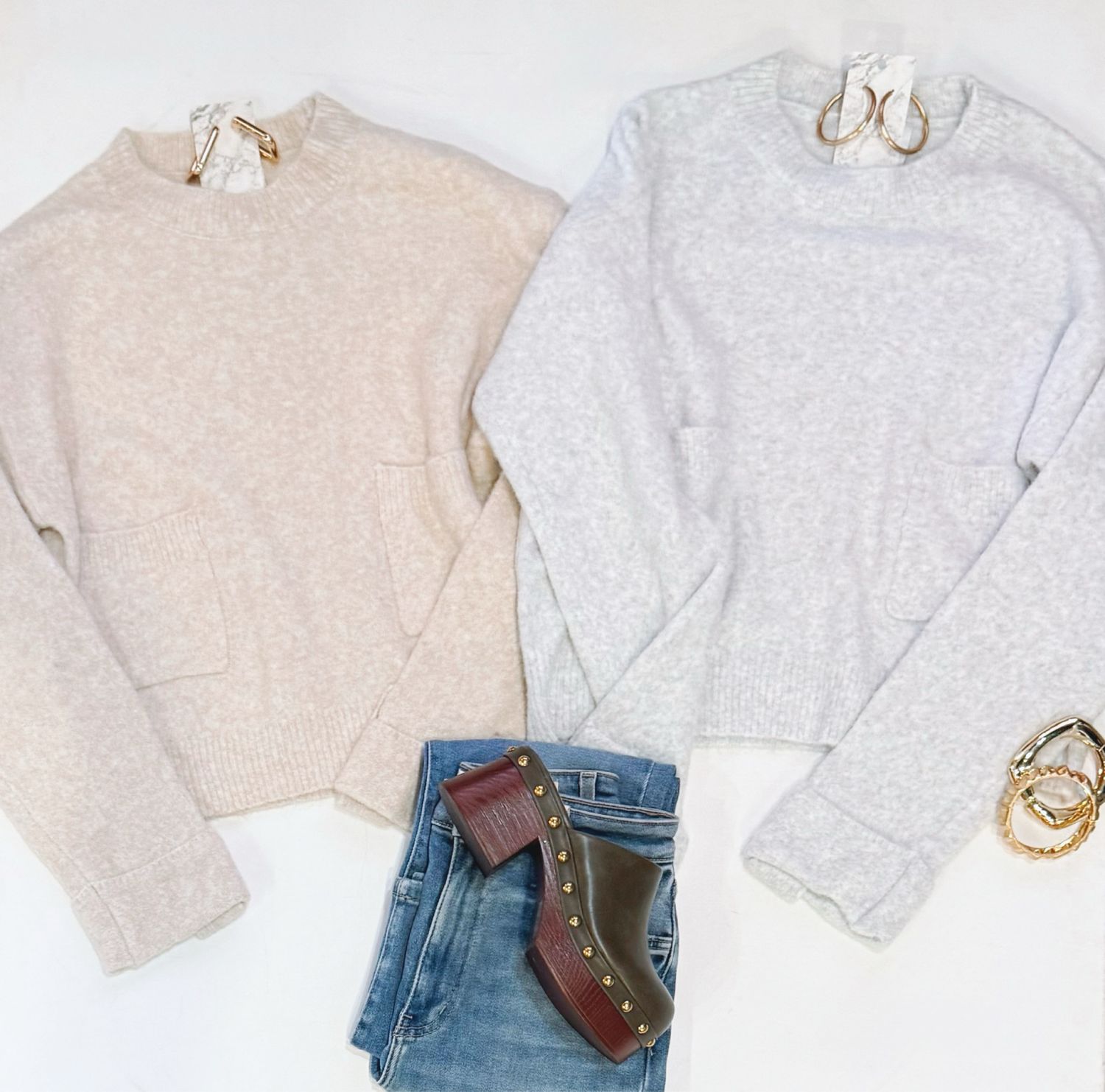 Not So Basic Buttery Sweater (Oatmeal)