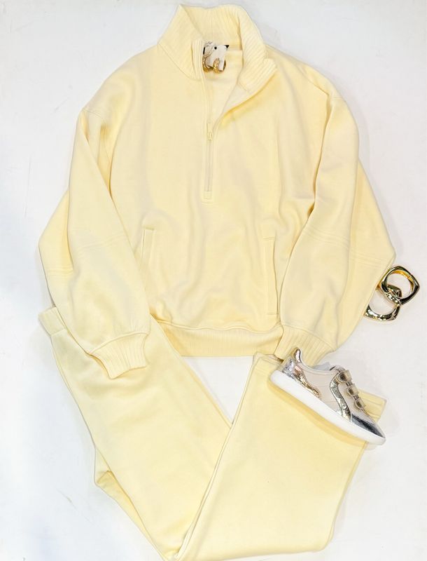 Lemon Custard Jogger Set