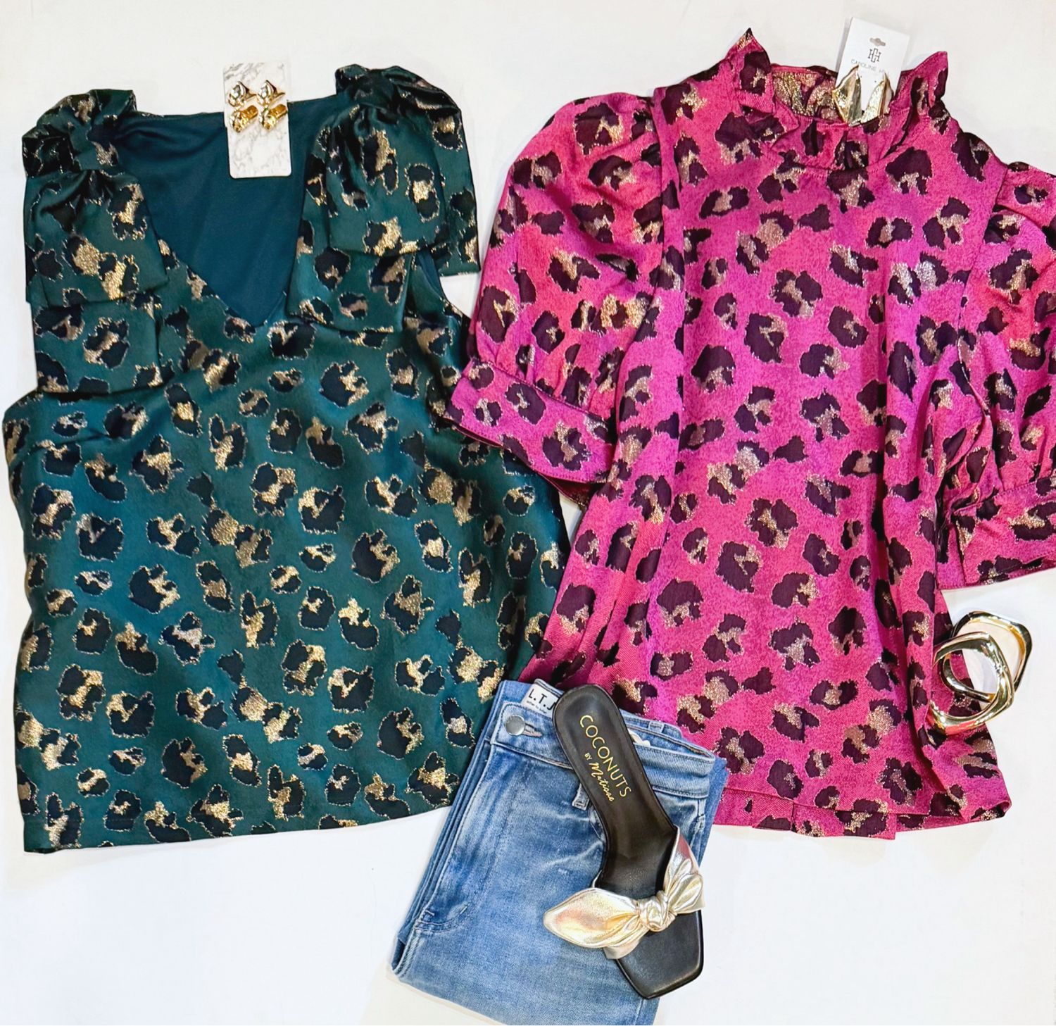 Brocade Holiday Tank (Forest)