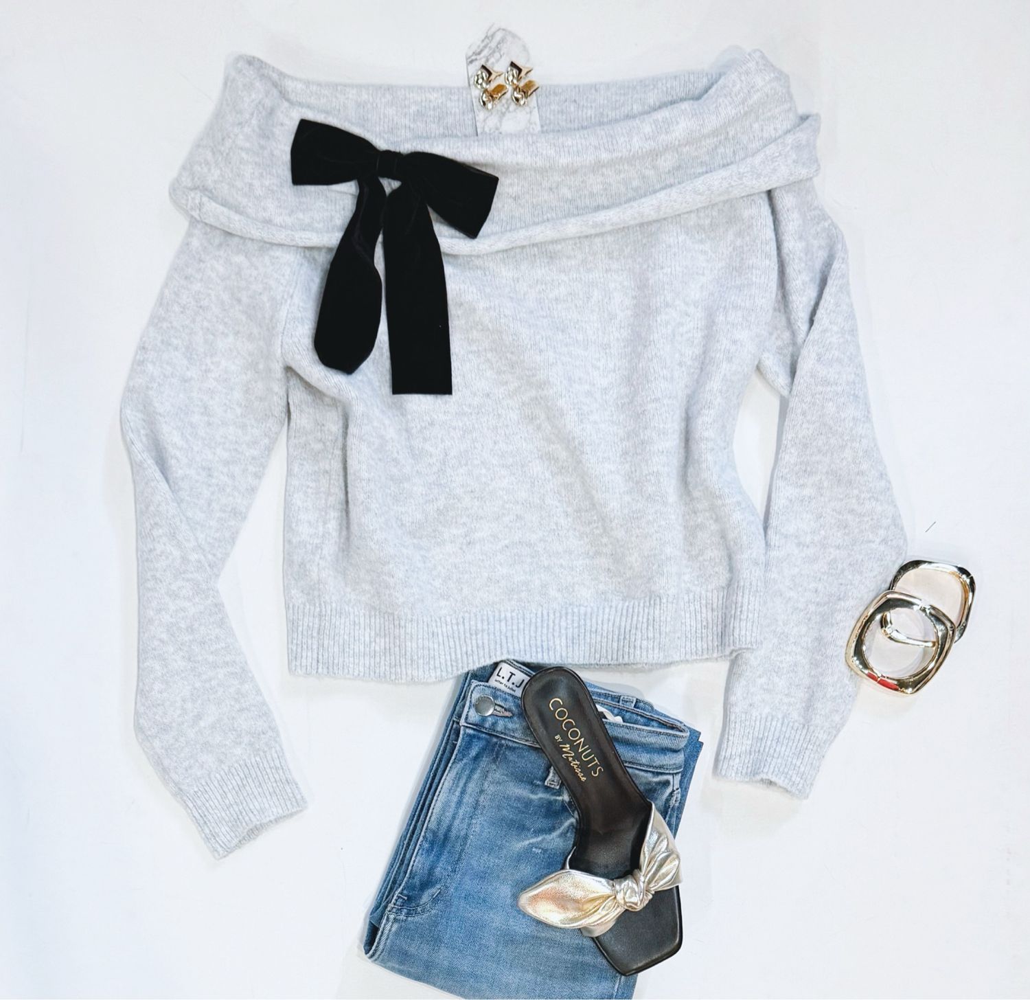 Ribbons And Bows Holiday Sweater