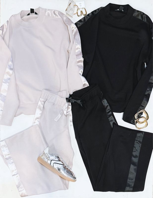 Luxe Holiday Lounge Set (Mocha Cream)