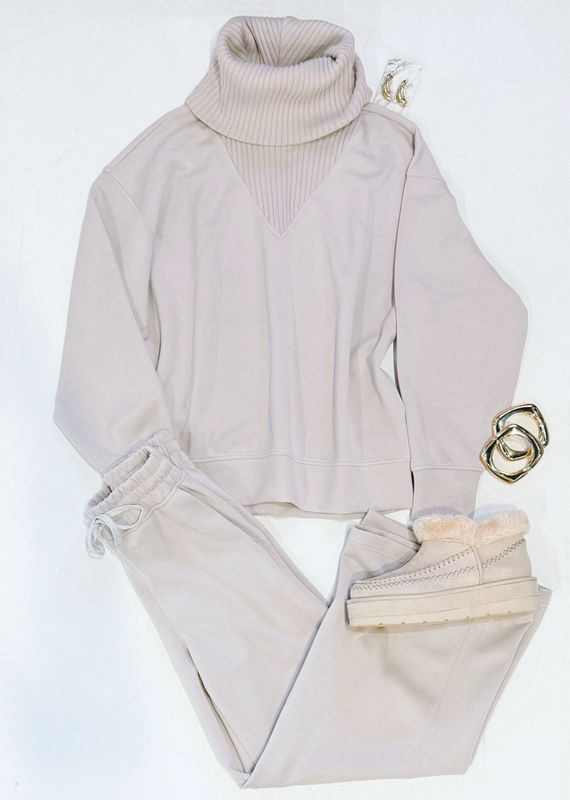 Mocha Cream “Dressed Up” Lounge Set