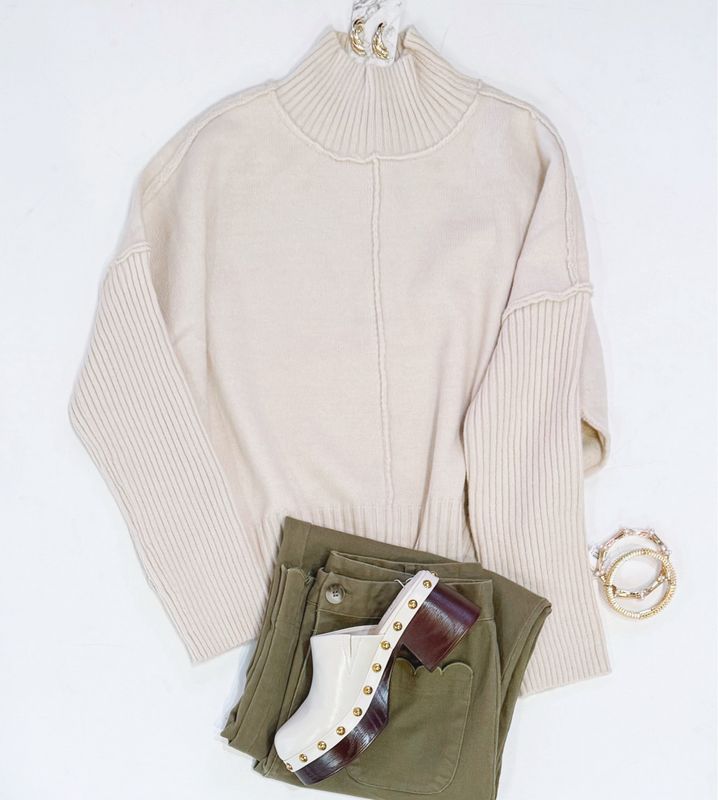 Warm And Cozy Turtleneck Sweater