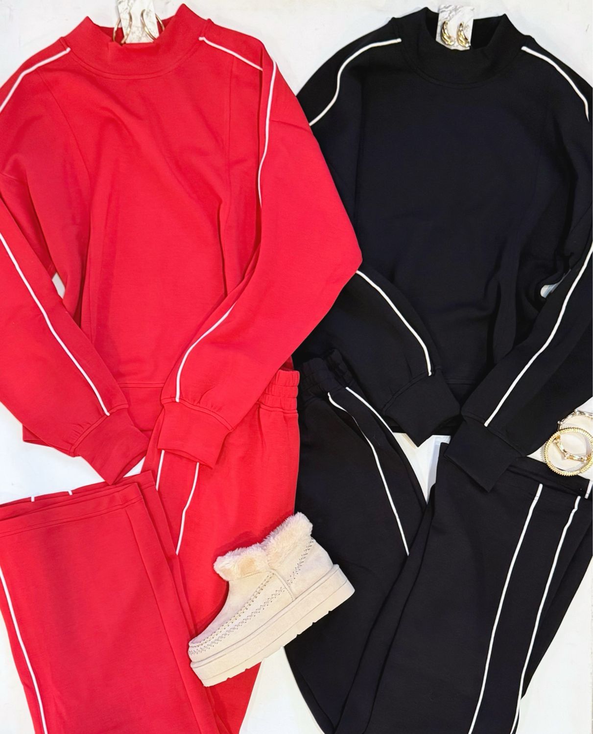 Finish Line Jogger Set (Black)