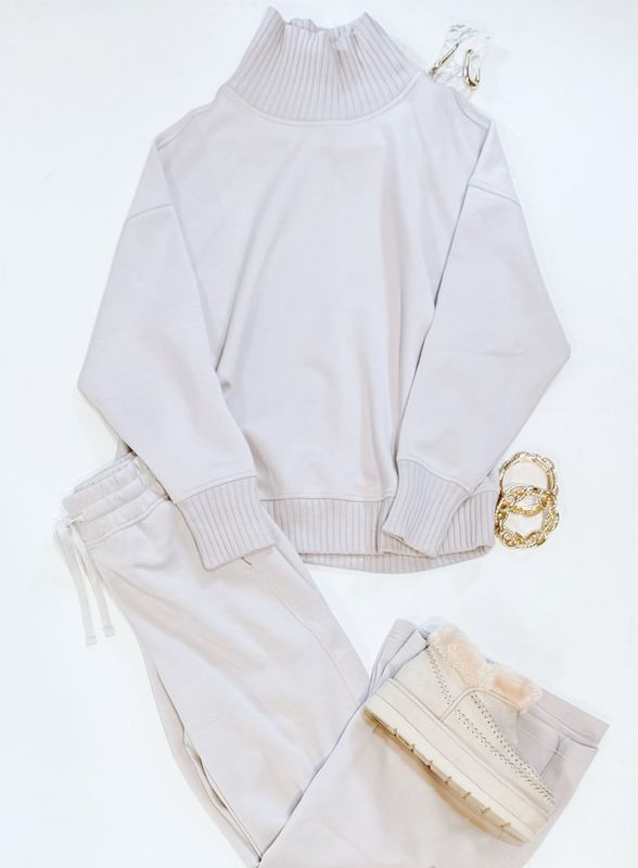 Mocha Cream Pant Set