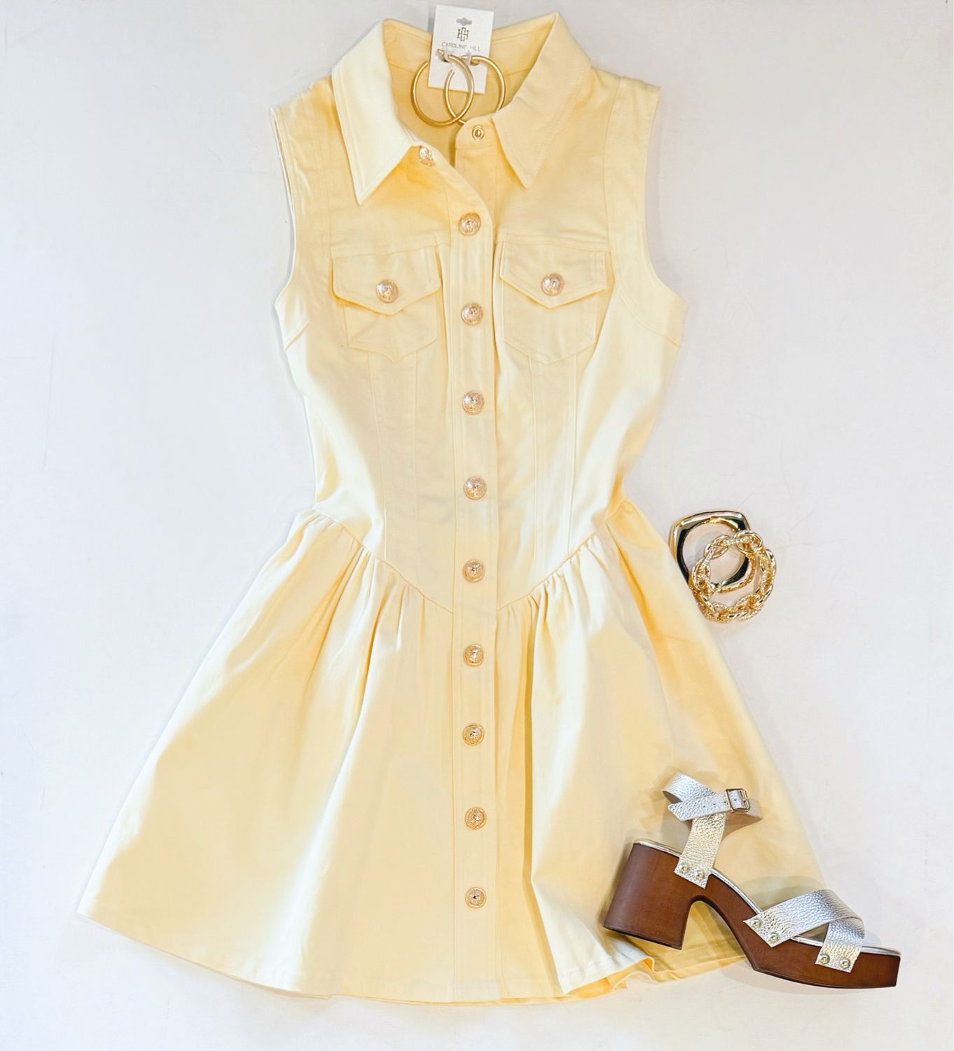 Light Lemon Concert Dress