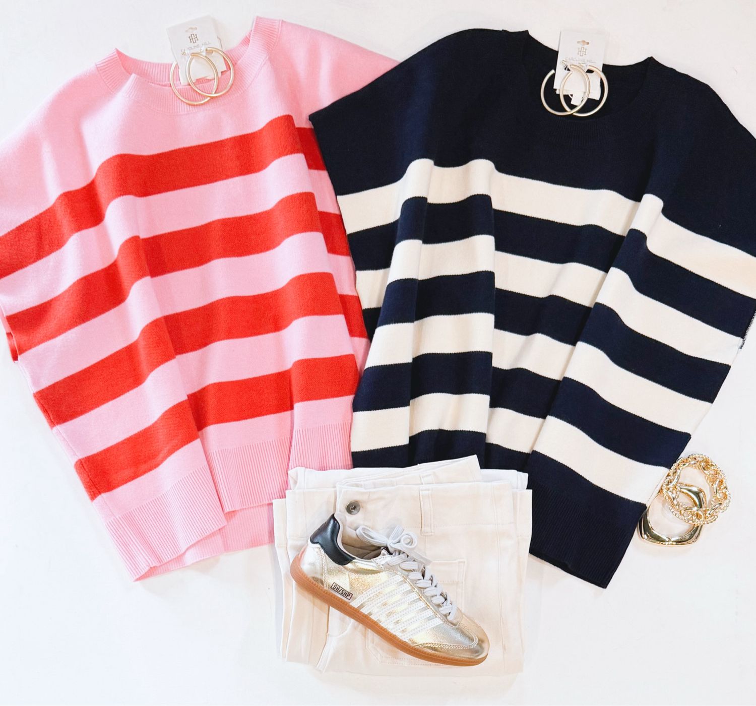 Coastal Stripe Knit (Navy)