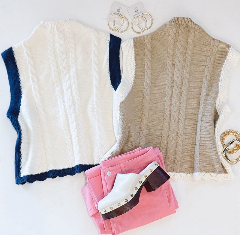 Wayside Cable Tank (Navy Stripe)