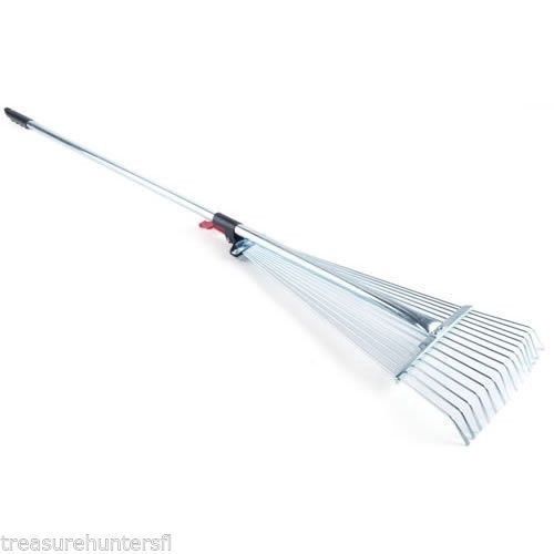 Rake - Adjustable, telescopic leaf