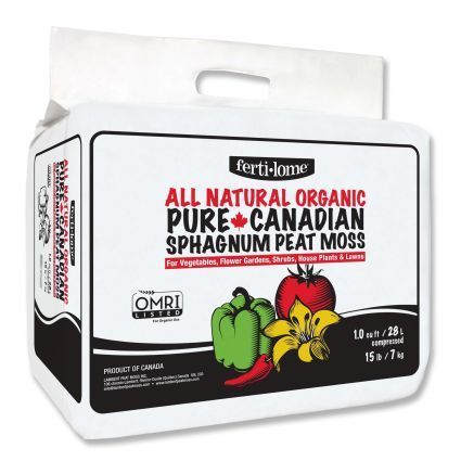 Ferti-lome Canadian Peat Moss 1 cu. ft. bale
