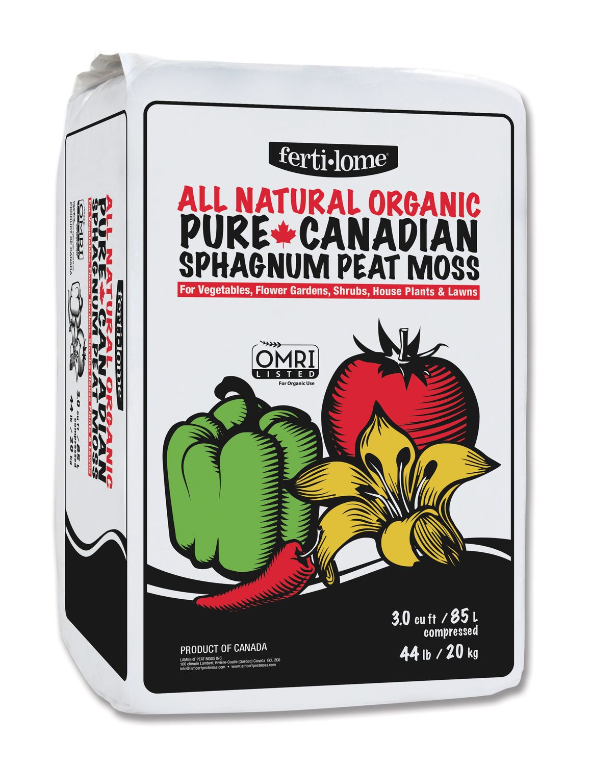 Ferti-lome Canadian Peat Moss 3.8 cu. ft. bale