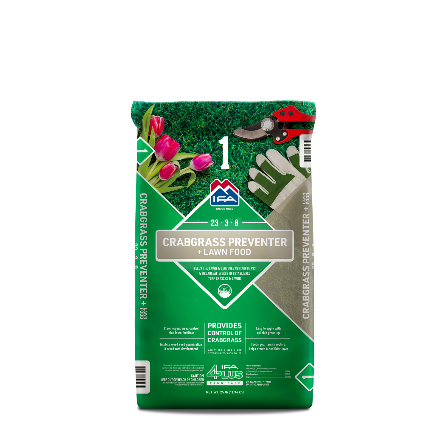 IFA Crabgrass Preventer plus Lawn Food  20 lb. bag