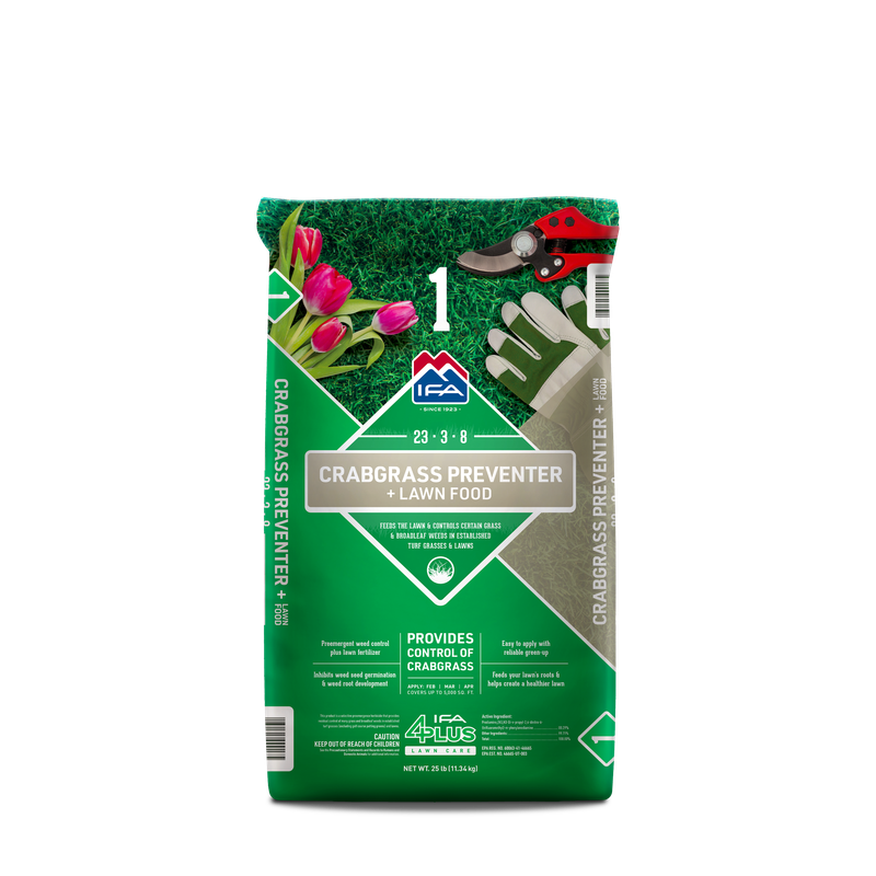 IFA Crabgrass Preventer plus Lawn Food  20 lb. bag