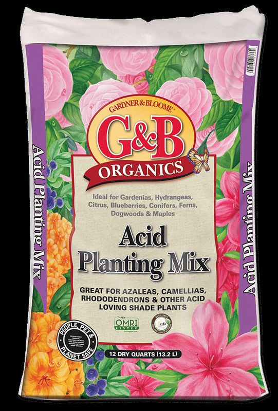G&amp;B Acidic Planting Mix 2 cu. ft. bag