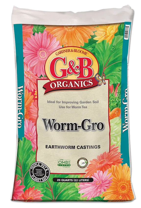 G&amp;B Worm-Gro  20 Qt. bag