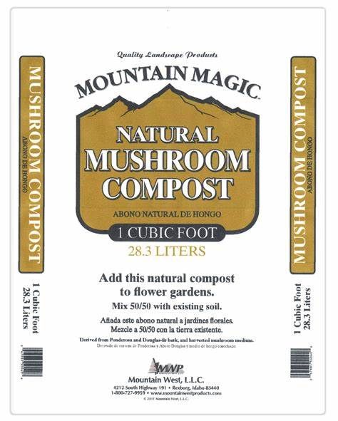 Mushroom Compost Pellets - 25 lb. bag