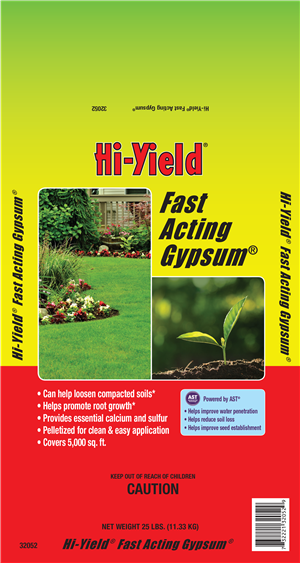 Hi-Yield Fast Acting Gypsum - 25 lb. bag