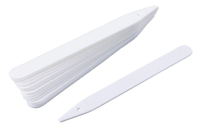Bond - # 504 Hard white plastic labels 4-inches long