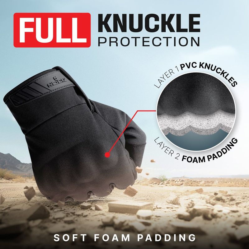 Gloves - Fortress Manufacturing Cold Weather Cloth Utility - Men's Large