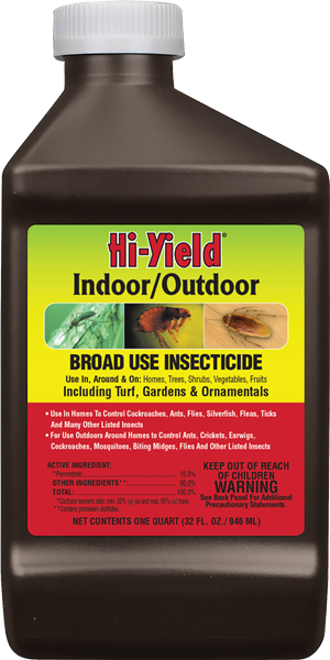 Hi-Yield Indoor/Outdoor Broad Use Insecticide - 32 oz. concentrate