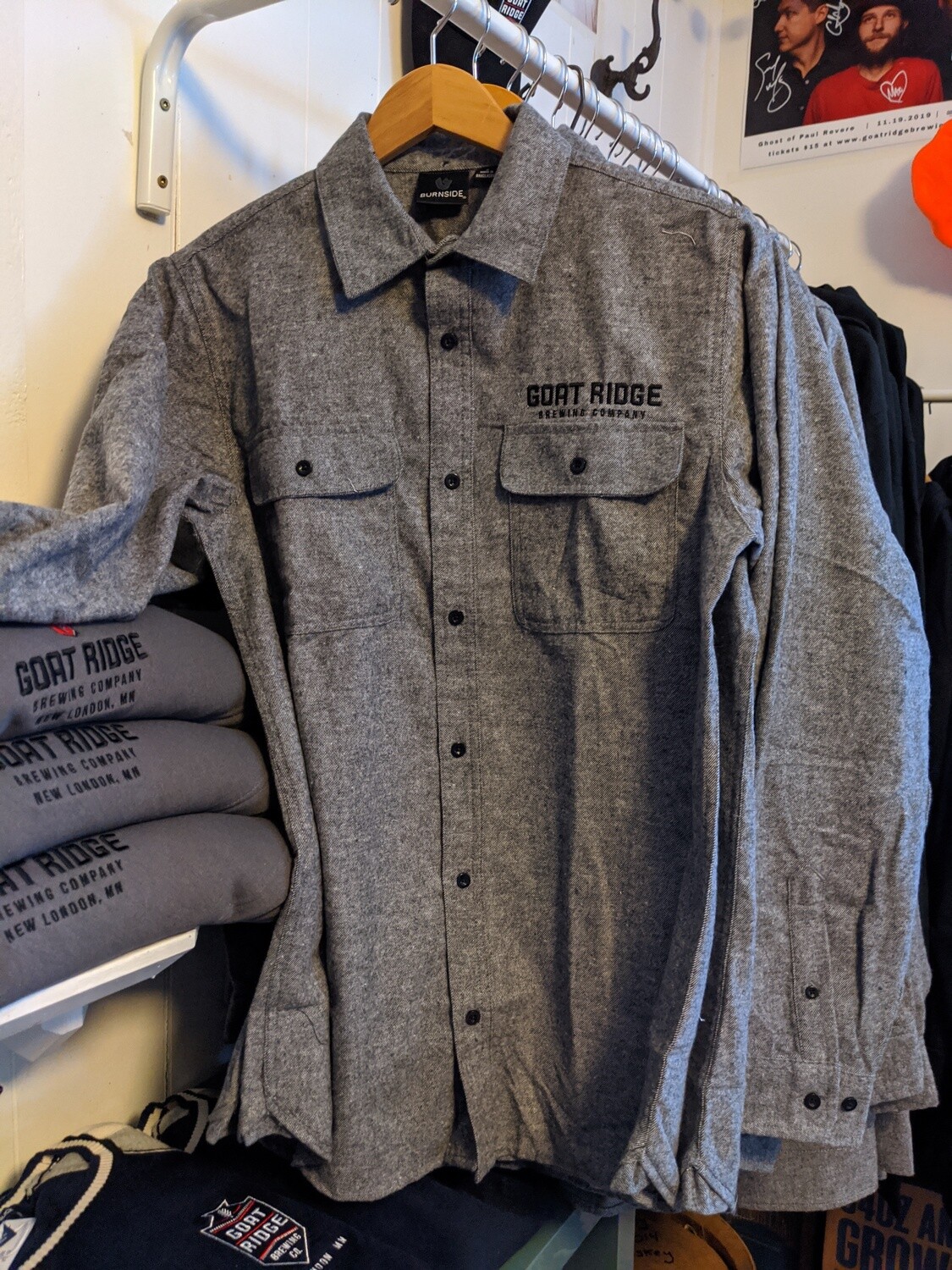 Mens Gray GRB Flannel Mens Gray GRB Flannel
