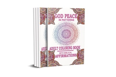 God Peace Adult Affirmation Coloring Book