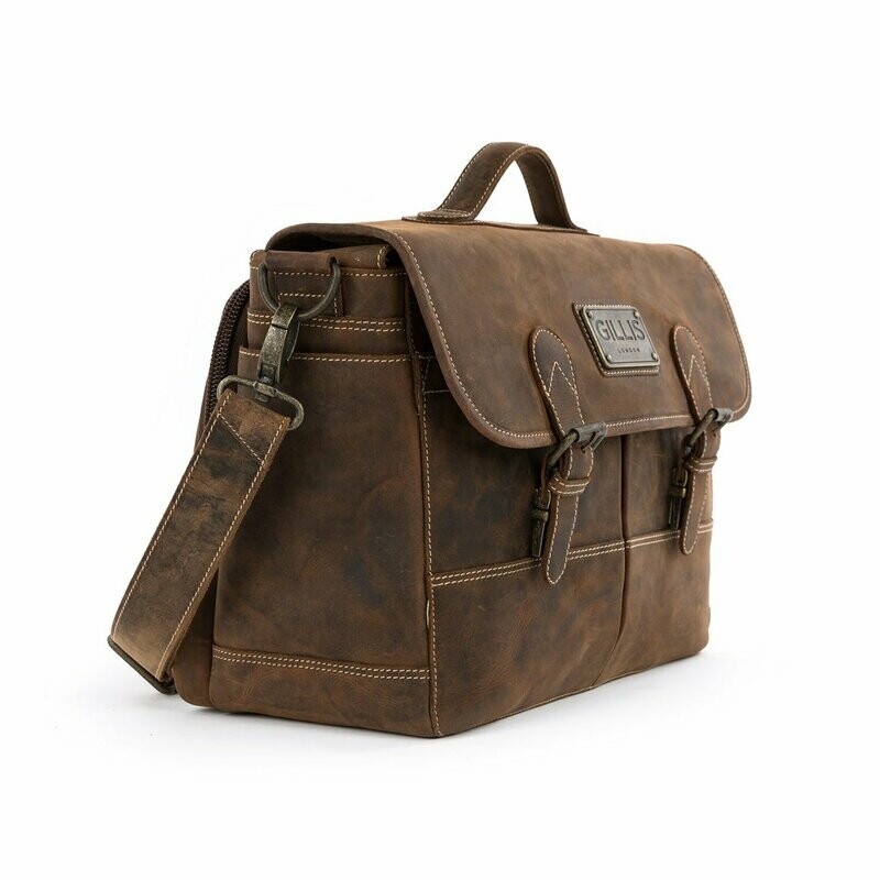 ATTACHE CAMERA BAG - BROWN