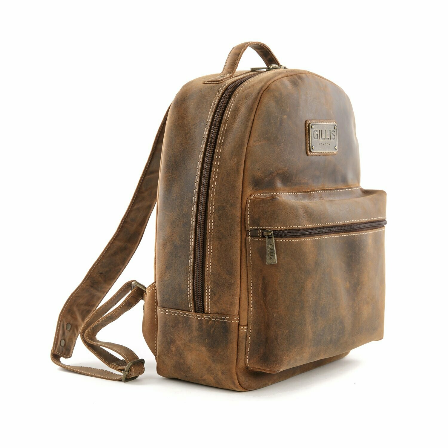 Backpack Brown - Gillis London, Multi-functional Leather Camera Bags