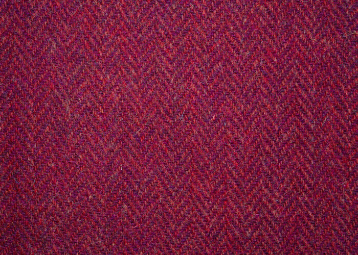Harris Tweed | Raspberry Coral Herringbone HB120
