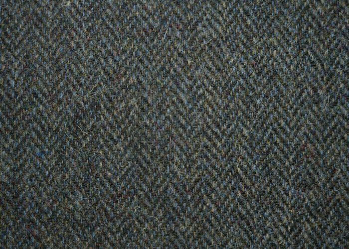 Harris Tweed Blue Charcoal Herringbone HB85 – Harris Tweed Blue ...