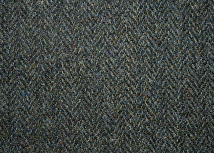 Harris Tweed | Blue Charcoal Herringbone HB85