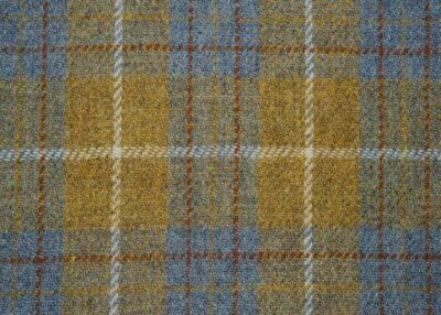 Harris Tweed | Mustard/Blue A0102