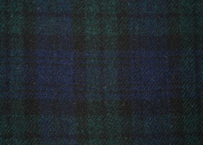 Buy Harris Tweed Macleod Blue and Green Tartan Fabric Various