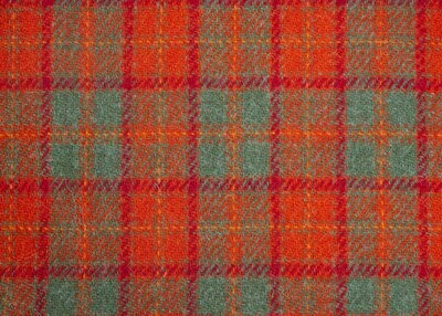 Harris Tweed | Orange/Green A083