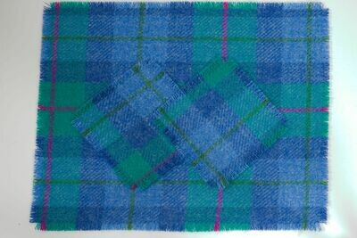 Harris Tweed Placemat and Coaster Set | A0122 Prices From