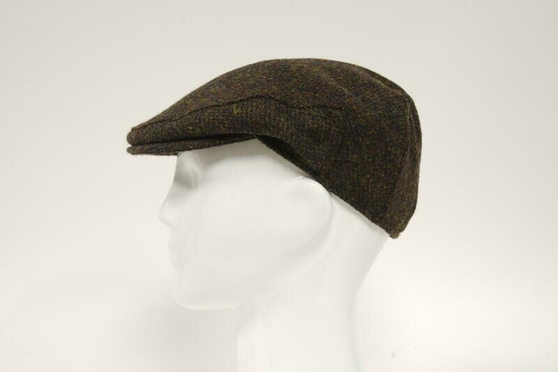 Harris Tweed Flat Cap | Brown Barleycorn