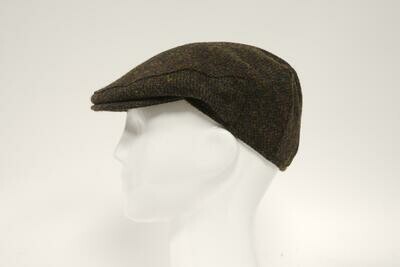 Harris Tweed Flat Cap | Brown Barleycorn