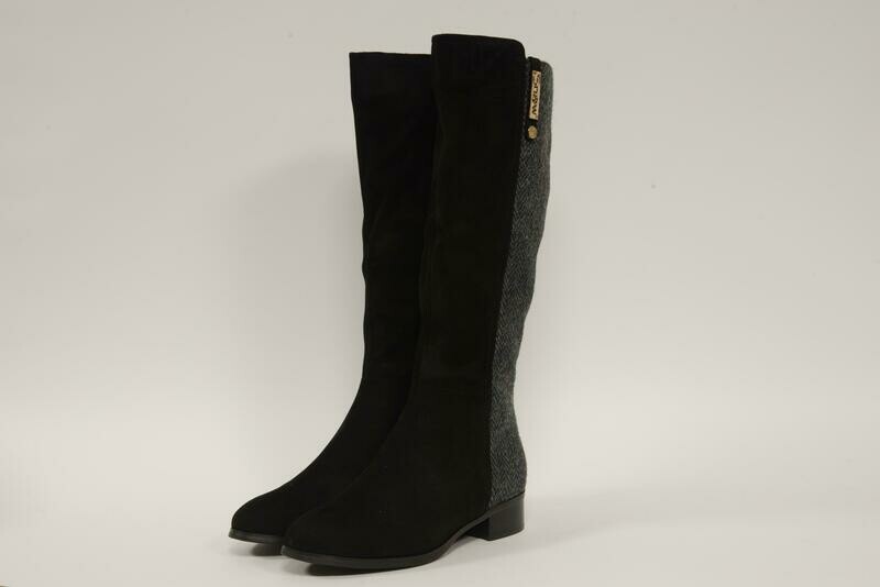 Harris Tweed Knee High Boots | HB85