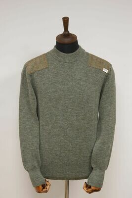 Drover Crew Neck Jumper | Sage Green